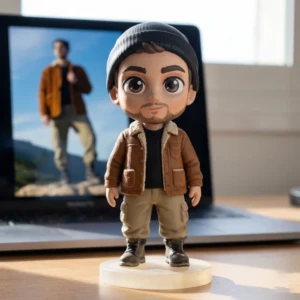 Our Work 21 Unique custom collectible figurine from Artiqra.com with luxury hand painted finish for desk decor UAE