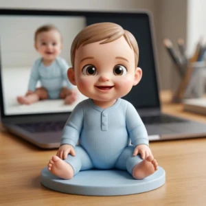 Our Work 41 Personalized resin figurine gift by Artiqra for anniversary with durable crack resistant polished finish