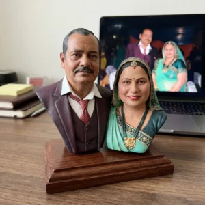 Our Work 54 Custom anniversary statue for couples in UAE with high-definition detailing and luxury hand-painted art