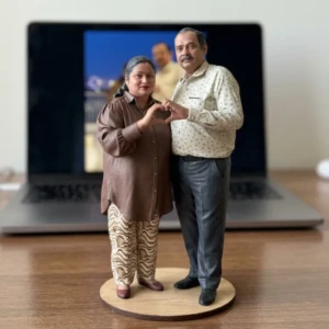 Our Work 16 Unique custom mini statue for engagement gift Dubai with premium UV-protected finish by Artiqra