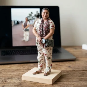 Our Work 22 Custom mini statue from Artiqra.com for Eid gift with smooth hand-painted finish and high-resolution detailing