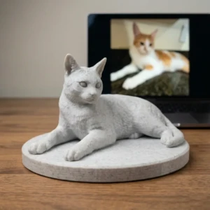 Our Work 51 Custom resin pet sculpture by Artiqra for memorial gift in Dubai with durable high definition craftsmanship