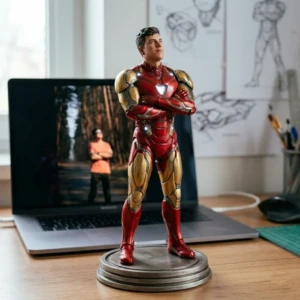 Custom Iron Hero 3D Portrait UAE - Hand-Painted handcrafted by Artiqra for customers across the UAE. Custom Iron Hero 3D Portrait UAE - Hand-Painted - hand painted superhero 3D portrait UAE by Artiqra UAE