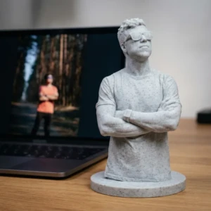 Our Work 53 Personalized resin bust statue from Artiqra.com with hand-painted details for luxury corporate gifting UAE