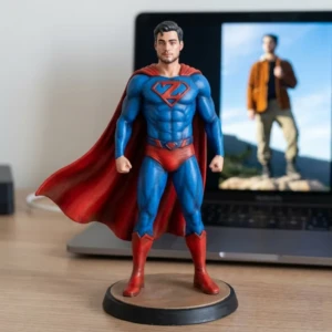Custom Super Hero 3D Portrait UAE - Hand-Painted handcrafted by Artiqra for customers across the UAE. Custom Super Hero 3D Portrait UAE - Hand-Painted - hand painted superhero 3D portrait UAE by Artiqra UAE