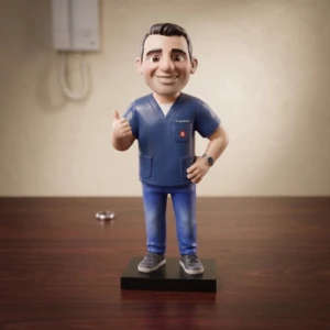 Our Work 7 Custom 3D character portrait for unique gift Dubai with high resolution resin printing and vibrant colors
